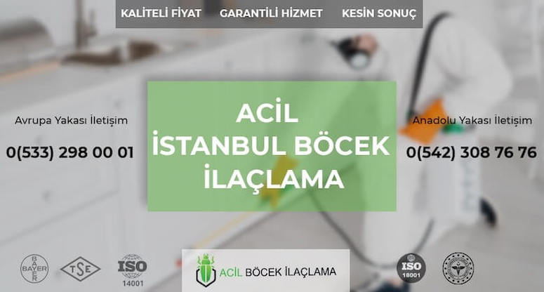 Böcek İlaçlama Firmaları İstanbul