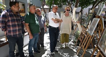Kültür Evi'nde resim sergisi açıldı